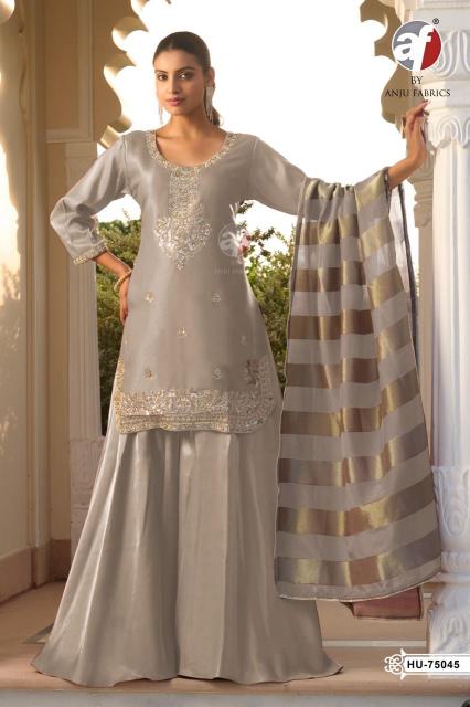 Anju fabrics HU 75045 style kurti wholesale from surat
